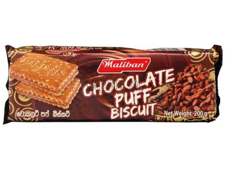 Chocolate Puff Biscuit