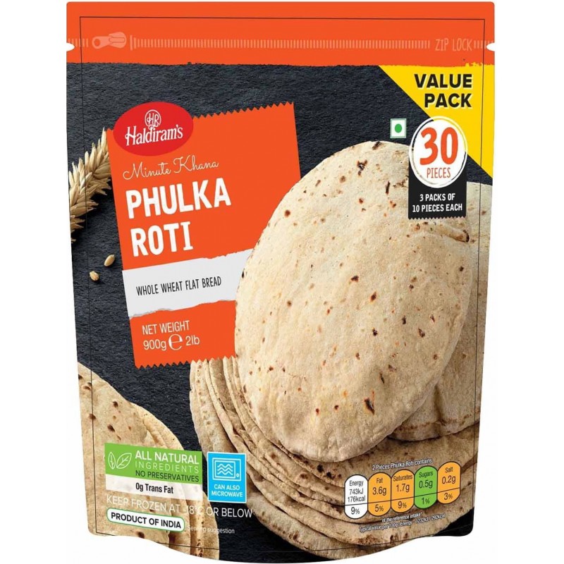 Phulka Roti 30 Pieces